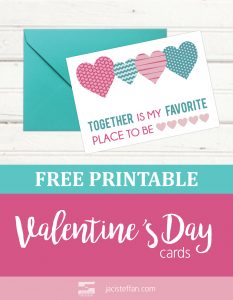 FREE Printable Valentine’s Day Cards