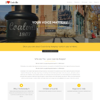 I Love Coalville Website Home Page