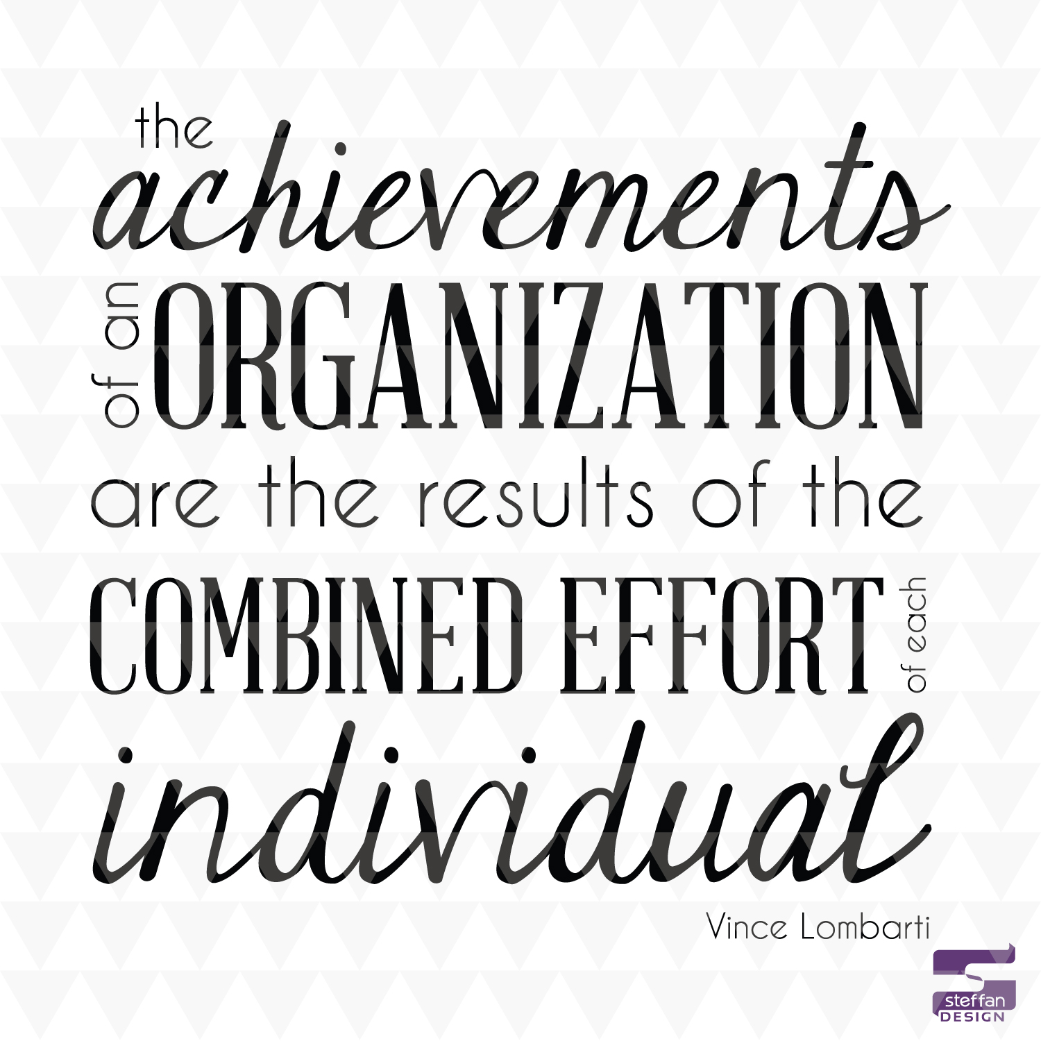 Vince Lombardi Quote SVG – Teamwork Motivational Print (Digital Download)