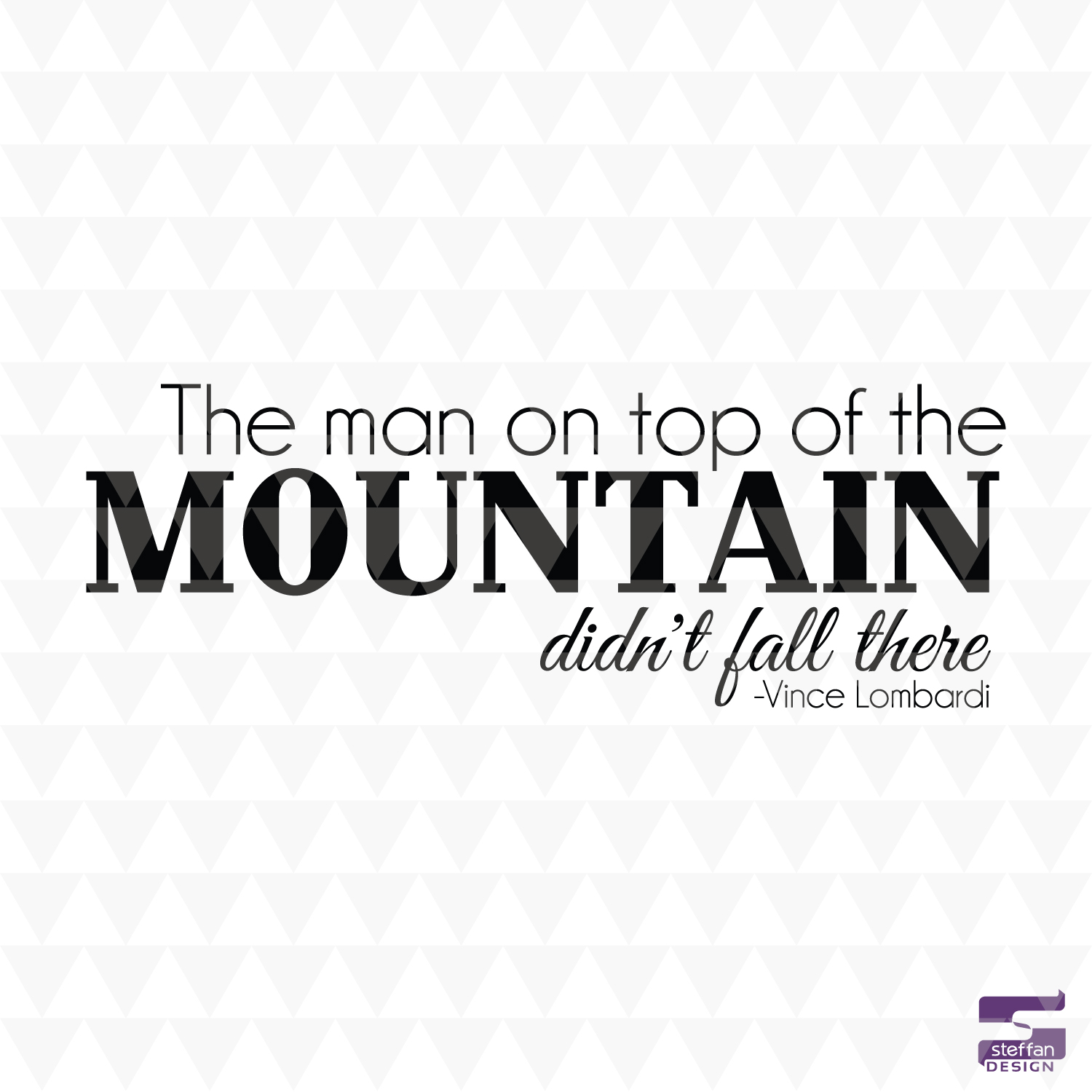 Motivational Quote Vince Lombardi | Inspirational Sports Wall Art, Gym Décor, Coach Gift Idea, Office Wall Art, Digital Download SVG, JPEG